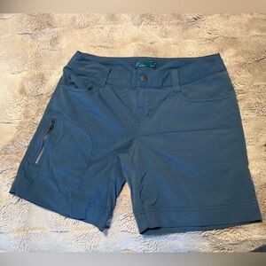 Prana Women's Blue cargo Front Shorts